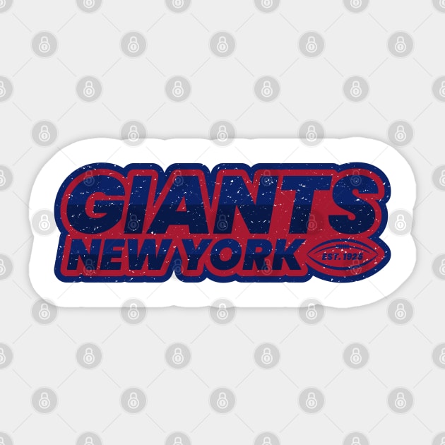 New York Giants 1 Sticker by Karambol